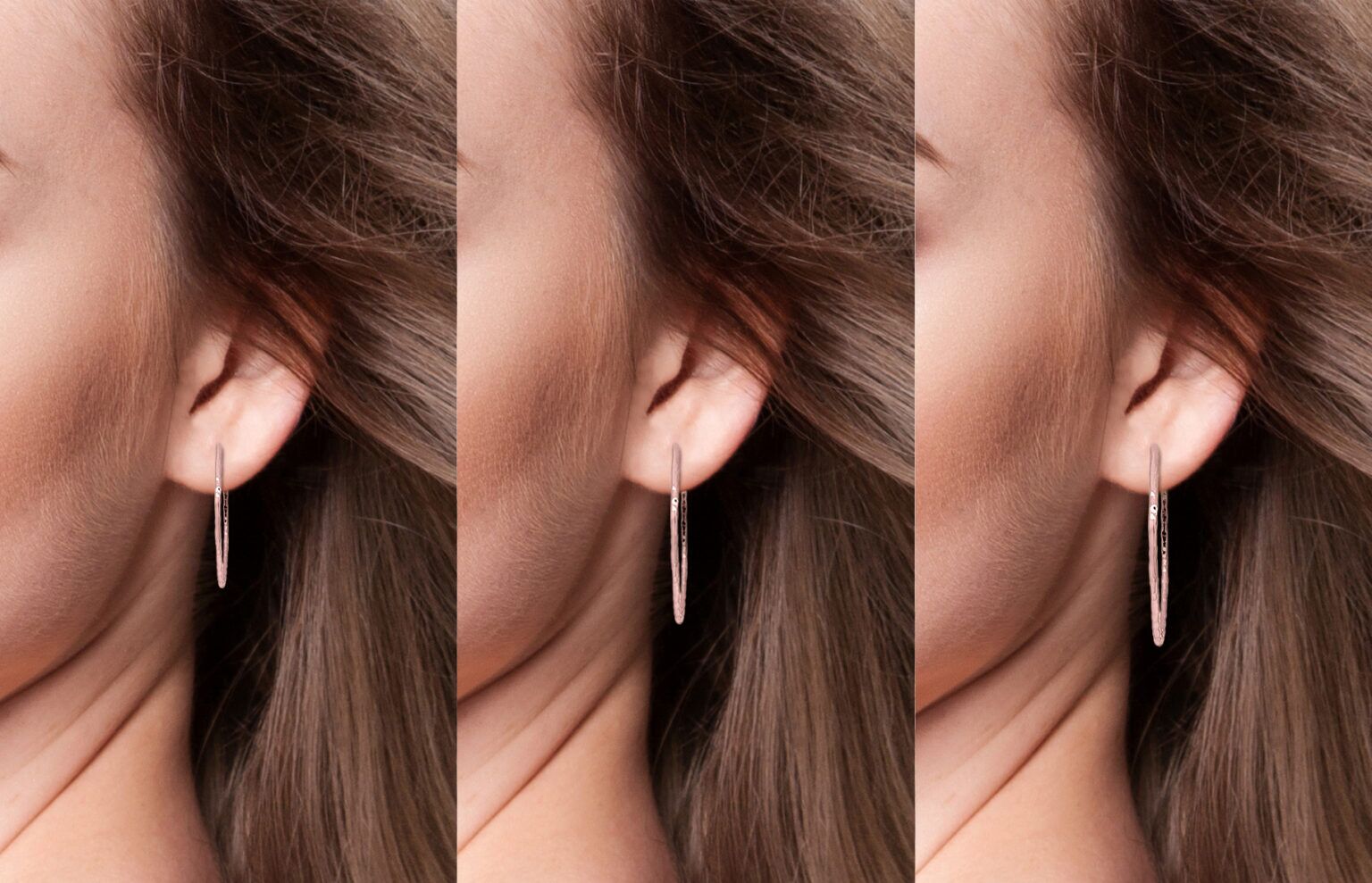 [STONE HENgE] 14K ROSE GOLD☆H0186 Earrings StoneHenge 14K Earrings SO0255 Cubic Zirconia 14K Rose Gold
