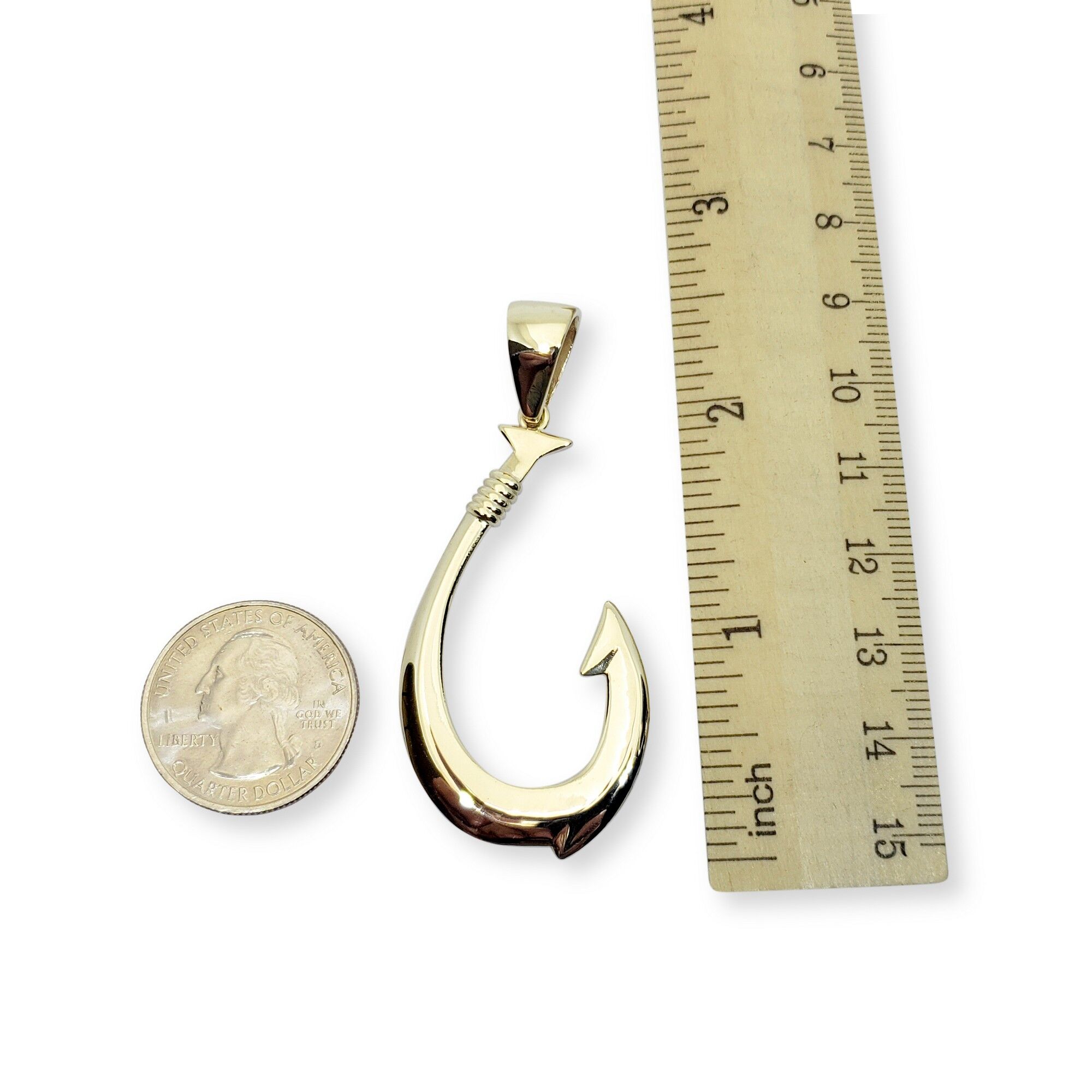 St. Croix Hook Ring, Silver & 14K Gold, 3mm - Sonya Ltd