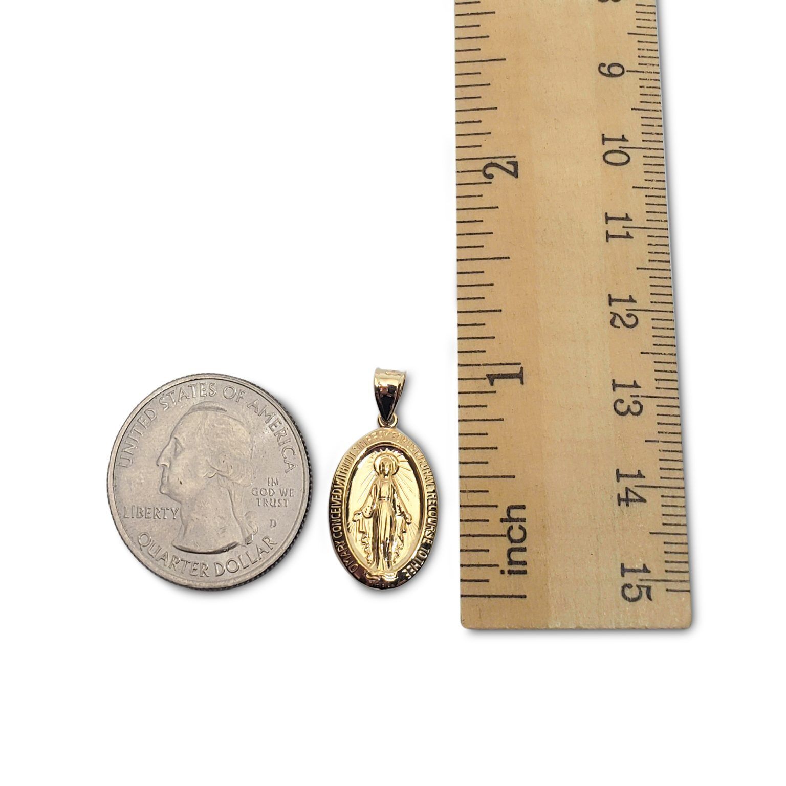 アクセサリー Miraculous Medal 18k 18K Gold Miraculous Medal from the Vatican (case included)
